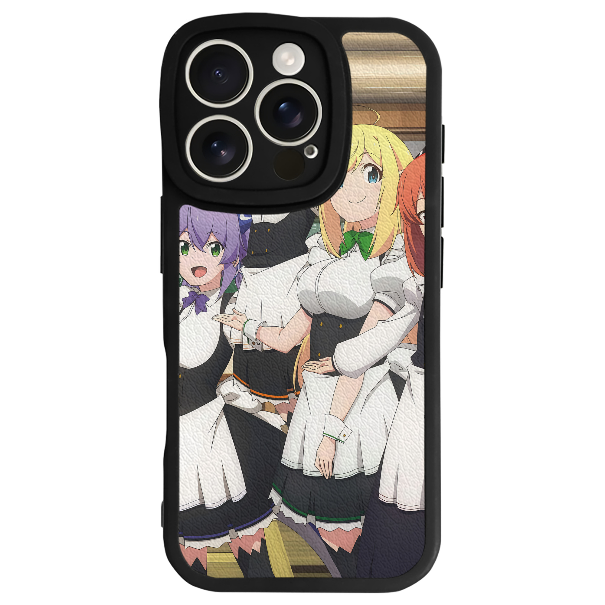 （画像用） 転スラ Regarding Reincarnated to Slime 【iPhone 16シリーズ対応】シリコンスマホケース（レザー調） 材質：シリコン